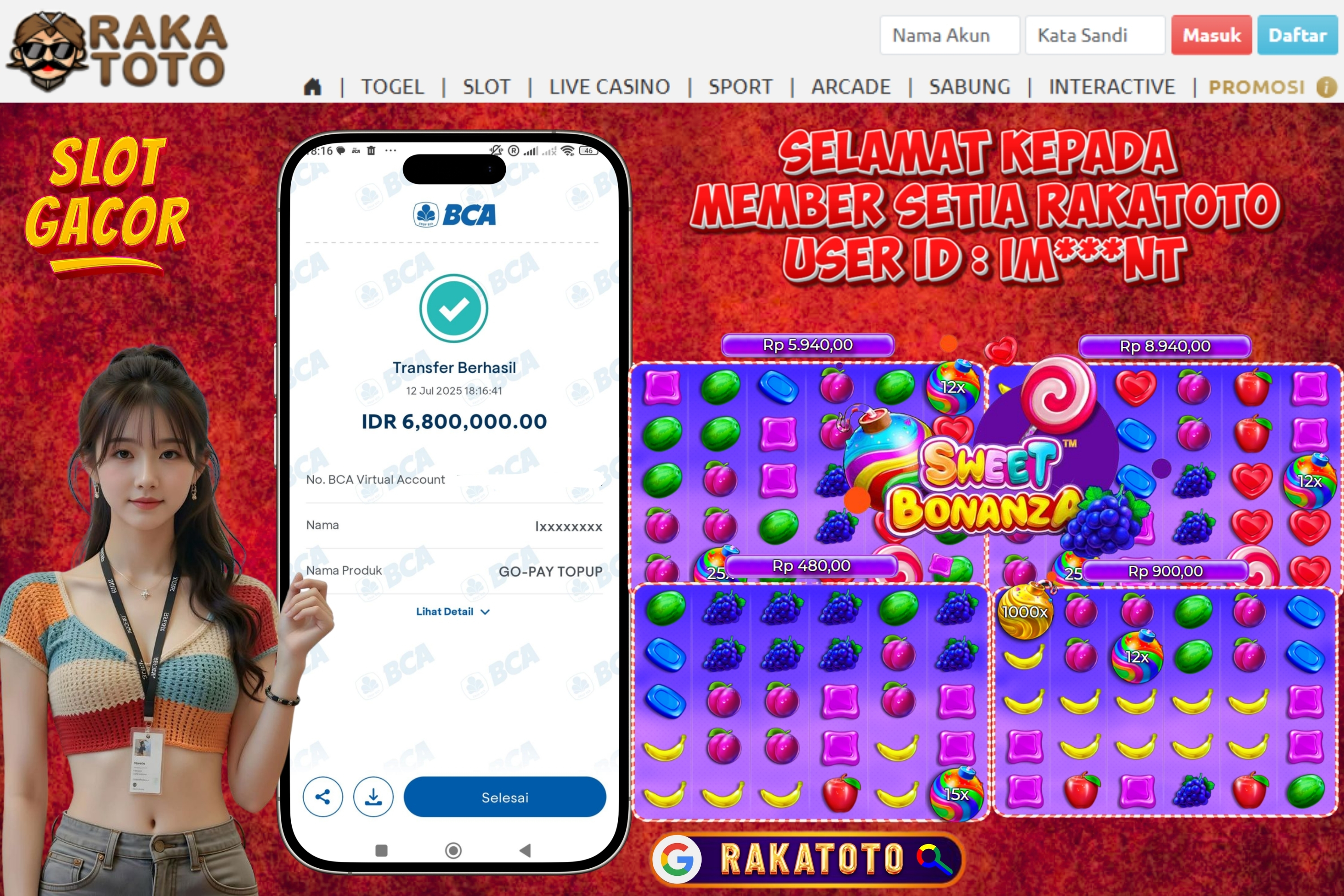 JACKPOT SWEET BONANZA